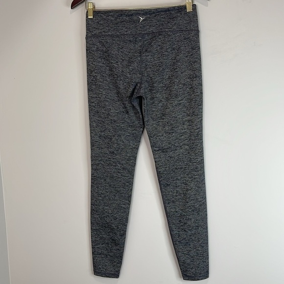 Old Navy Active Go Dry Compression Striped Leggings Soft Black Low Rise Size M - Picture 8 of 11